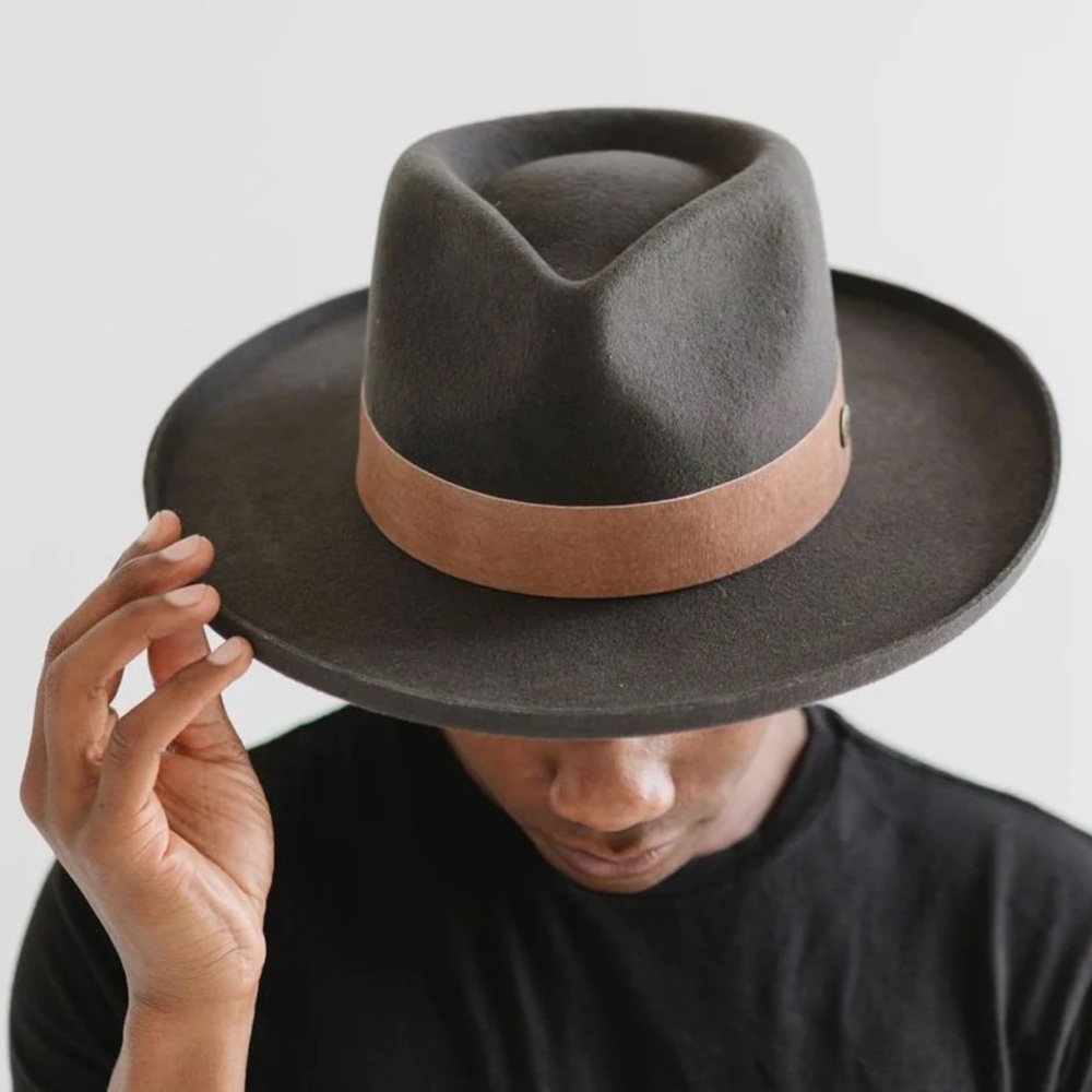 Men’s Felt Hat in Grey (Two Roads Hat Co.)
